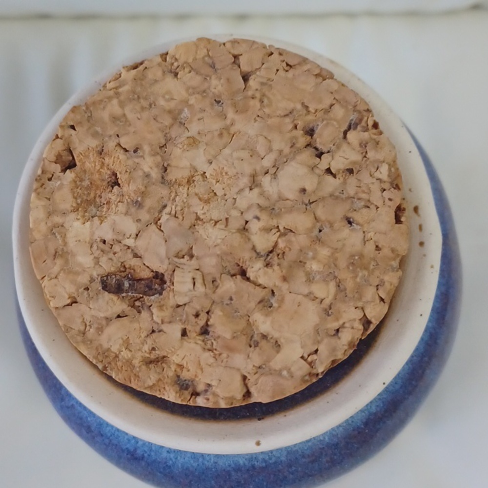 VINTAGE 1991 Dr. Brophy's Pottery Word Jar with Cork Lid - WISHES - Picture 7 of 13